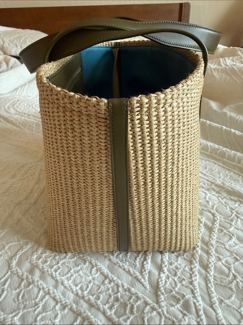 Loro Piana raffia tote - Picture 3 of 16